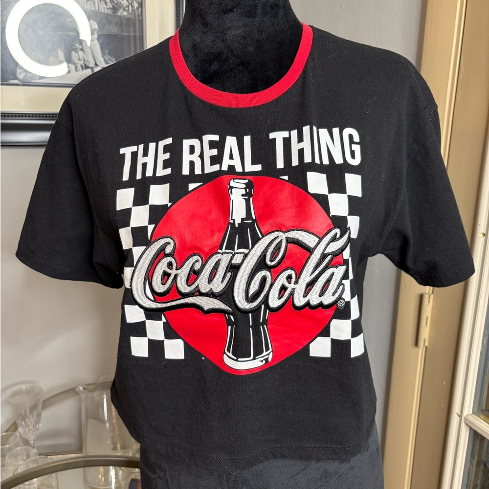 Coca-Cola Black and White Label T-Shirt